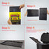 Glue trap for rats and mice, for extra large animals, without poison, non-toxic, you can release the animal just apply cooking oil. Easy to use in...
