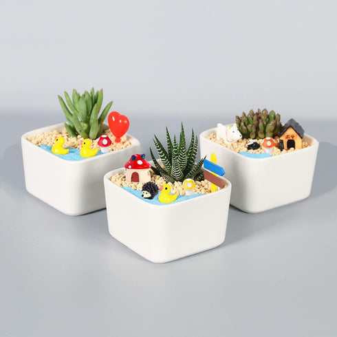 123 Pcs Fairy Garden Accessories, Fairy Garden Accessories Outdoor, Miniature Figurines, Garden Decorations, Fairy Garden Kit Miniatures for Terra...
