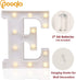 Pooqla LED Marquee Letter Lights Sign, Light Up Alphabet Letter for Home Party Wedding Decoration E...