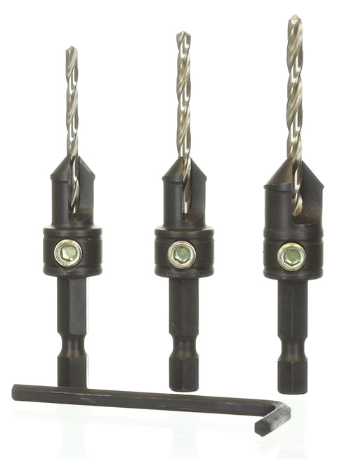 Make it Snappy Tools Quick-Change 3-Pc. Countersink Drill Bit Set. Proudly Made in The USA....