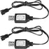 2PCS 7.4V 800mh USB Charging Cable with SM-3P Plug Connector for RC Excavator, Truck, Tank,Huina 1575 RC Engineering Vehicle,DE43 DE60 RC Toy Car,...