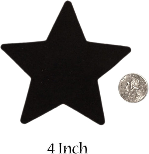 Playfully Ever After 4 Inch 15pc Felt Stars (White)...