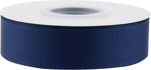 Navy Blue Grosgrain Ribbon 1 Inch Navy Ribbon for Crafts Grosgrain Ribbon for Gift Wrapping Wedding Decor Hair Bows Party Favor Baby Shower Flower...