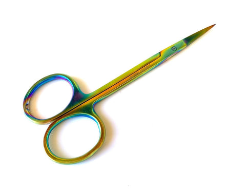 Iris Scissors SuperCut Multicolor Rainbow 4.5" Straight...