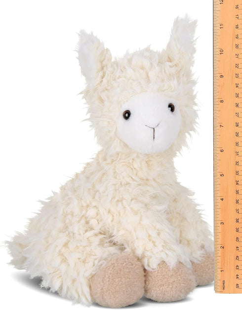 Bearington Fuzzy Plush Llama Stuffed Animal, 11.5 Inch...