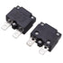 2Pcs Thermal Circuit Breaker 15Amp Thermal Overload Protector L2 Series 125-250V AC 50V DC Automatic Reset Relay Fuse Thermal Switch Circuit Break...