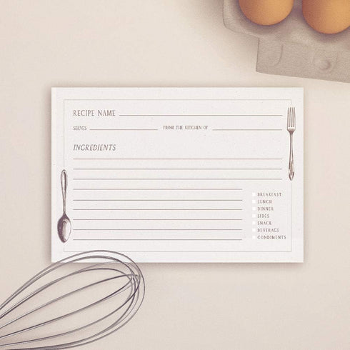 Vintage Kitchen Recipe Cards, 48 Double Sided Cards, 4x6 Inches...