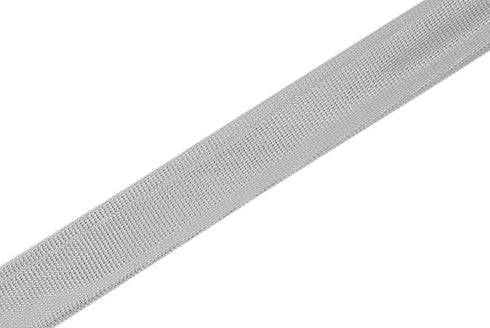 Mandala Crafts Double Fold Bias Tape for Sewing - 55 Yds Metallic Silver Bias Tape Double Fold 1/2 Inch Hem Quilt Binding Metallic Silver Seam Bin...