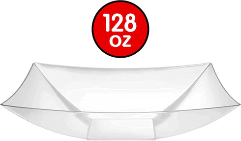 Lillian Tablesettings Serving Bowl, 128-Ounce, Clear...