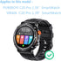 Compatible for PUREROYI Military Smart Watch Screen Protector (3 Pack) 9H Tempered Glass Film Compatible for OTOSAGOW/VIRAN 1.39” C21 PRO Smart Wa...