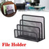 Desk File Holder, 3 Tier Document File Folder Metal Mesh Holder Magazine Organizer for Document/Filing/Folders/Paper for Office & School & Home....