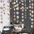 Decor365 Champagne Gold Birthday Decorations Glitter Gold Party Garland Decorations Circle Streamers Banner Backdrop Christmas New Year Eve NYE An...
