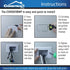 Single-Gang Quick Install Bulk Wire Plate, White...