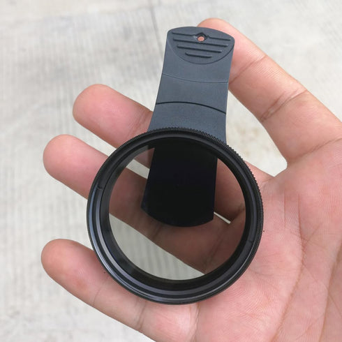 52mm Clip-on CPL Phone Camera Lens Filter, Phone Lens Filter Kit, Universal CPL Filter Compatible with iPhoneSamsung/Android Smartphones(Size:52mm...