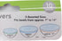 10-Piece Reusable Fitted Elastic Food Bowl Cover Set - Includes 3 Sizes Fitting From 7" to 14" Bowls (1 Set)...