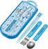 Cinnamoroll Utensil Set - Includes Reusable Fork, Spoon, Chopsticks and Carrying Case - Authentic Japanese Design - Durable, Dishwasher Safe- Frie...