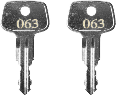 Key for Thule Key Replacement,for Roof Racks, Carriers, Crossbars Key etc,(Codes N063)...
