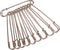 50 Pcs Safety Pins Heavy Duty Large Safety Pins Steel (Silver)...