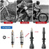 2pcs 44mm Presta Tubeless Valve Stem Aluminum Alloy Tubeless Valves with Presta Valve Core Remover Tool and Valve Stem Caps for Tubeless Tires Roa...