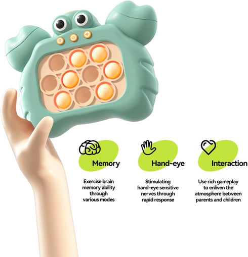 Puzzle Pop Light Up Game Fidget Travel Games /Travel Sensory Fidget Toys Popular Handheld Games for Teenagers Anti Anxiety Autism Relief Birthday ...