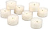 Stonebriar 48 Count White Unscented Smokeless Long Burning Clear Cup Tea Light Candles with 8 Hour Burn Time...