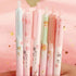 6 Pcs Gel Ink Pens Cartoon Retractable Pens Cute Animal Pen 0.5mm Ballpoint Pen Office School Supplies for Girls (Sakura)...