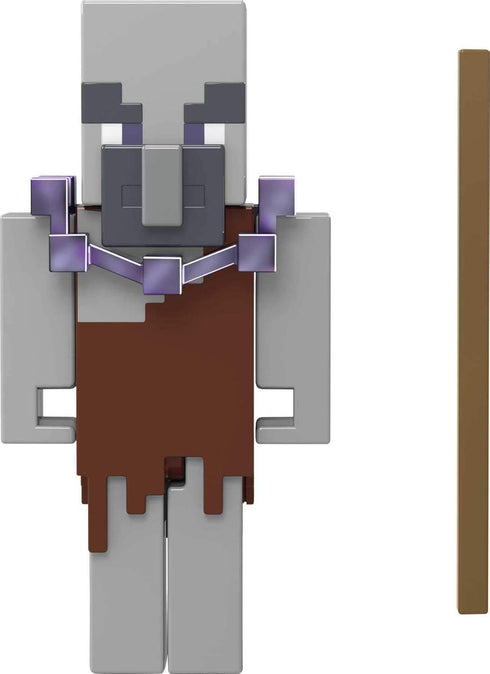 Mattel Minecraft Dungeons 3.25-in Collectible Battle Figure and Accessories, Based on Video Game, Imaginative Story Play Gift for Boys and Girls A...