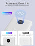 Portable charger12000mAh External Battery Packs,Ultra Slim small Power Bank Compact with Built-in Cables,22.5W USB C Fast Charging LCD Display Clu...