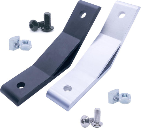 4Sets 1010 Aluminum Extrusion 135 Degree Bracket,4pcs 135 Degree Corner Brackets,with 8pcs Sliding T Nuts and Screws for 10 Series Extruded Alumin...