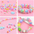 Jewelry Making kit Beads for Bracelets Making kit for Girls. 500+ Pieces Variety Shapes and Colors Perfect Toys for Girls Kids Age 4-6-8-10-12...