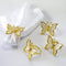 Butterfly Napkin Ring Set of 6, Metal Napkin Rings Dinner Napkin Holder for Wedding Birthday Valentine's Day Christmas Party Dinner Table Decor (6...