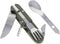 ASR Outdoor 6 in 1 Camping Utensil Camp Kitchen Multi-Tool with Carrying Case and Bottle Opener...