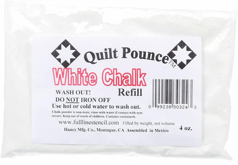 Hancy Quilt Pounce White Chalk Refill 4 Ounces...