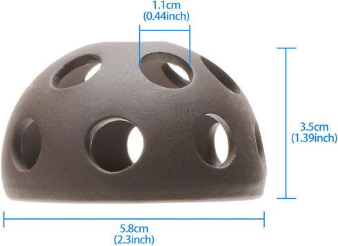 Saim Aquarium Decorations Ceramic Rock Cave Shrimp Hides for Aquarium Fish Tank Decoration Breeding Hiding Spots Holes...