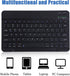 Sanpyl Keyboard, 10in Ultra Thin Bluetooth French AZERT Keyboard Scissor Slim Waterproof Multifunctional Keyboard for Tablet Phone Computer(Black)...