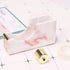 Tape Dispenser Acrylic Tape Dispenser Desk Marble Pink Cute Tape Dispenser for Desktop Accessories Office Supplies...