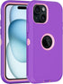 for iPhone 15 Plus Case, with Built in Screen Protector Heavy Duty Drop Protection, Full Body Rugged Shockproof Dust Proof Protective Phone Cover ...