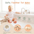 Baby Teething Toy, High Chair Suction Cup Toys for Infant Toddlers 0-6M, Food Grade Silicone Teether, Educational Parent-Child Baby Toys, Montesso...