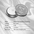4-Pack 1632 Rechargeable Coin Cells Batteries for Tile Key Finder,3.7V LIR1632 Lithium Rechargeable Button Battery Replace 3V CR1632...