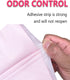 Sanitary Napkin Disposal Bags - Block Odors, Great Adhesion, Perfect Size - Feminine Hygiene Disposal Bags for Tampons and Pads Pink 100Pcs...