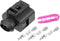uxcell 1 Set No.1J0973703 Sealed 3 Way Pin Female Connector Adapter Plug Clip Kit Replacement for VW for Audi...