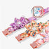 Dog Collar, Girl Dog Collar Puppy Collar Floral Pattern Dog Collar Cute Dog Collar with Detachable Rhinestone Flower for Female Dogs Small Medium ...