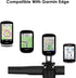 Thinvik Bike Computer Mount for Garmin Edge,Gopro Combo Mount,Compatible with All Garmin Series 1030 1000 830 820 810 530 520 510 500 25 20 GPS Co...