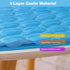 Dog Cooling Mat Breathable Washable Summer Pet Cooling Pad Extra Large Dog Cat Self Cooling Pad for Kennerl, Crates and Beds No Water or Electrici...