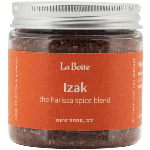 La Boite - Izak Spice Blend, Harissa Spice Blend - Great for marinating, chicken, roasting vegetables, and adding depth and spice as a medium heat...