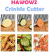 Crinkle Cutter for Veggies Potatoes, Crinkle Knife for Salad Chopping Cucumber Carrot Fruit, Wave Knife Stainless Steel French Fry Slicer...