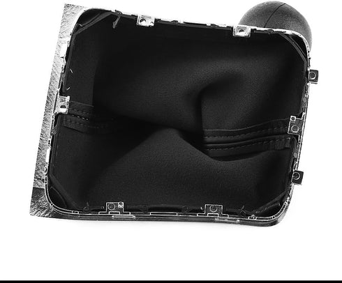 Keenso 5 Speed Car Gear Shift Knob Gearstick Gaiter Boot Frame Kit Dustproof Cover for B6 2006-2010...