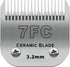 Detachable Pet Dog Clipper Blades, Compatible with Andis Size-7FC Cut Length 1/8"(3.2mm), Most Oster A5, Wahl KM Series Clippers,Made of Ceramic B...