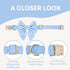 Adjustable Pet Bow Tie and Dog Collar for Lady Small Medium Large Dogs, Puppy Collar with Bowtie, Cute Lady Bow and Dog Collars - Comfort Soft Cot...