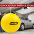 Genie GPS-R Stop Perfect Every Time Parking Guide System, one Size, Yellow, 1 Count (Pack of 1)...